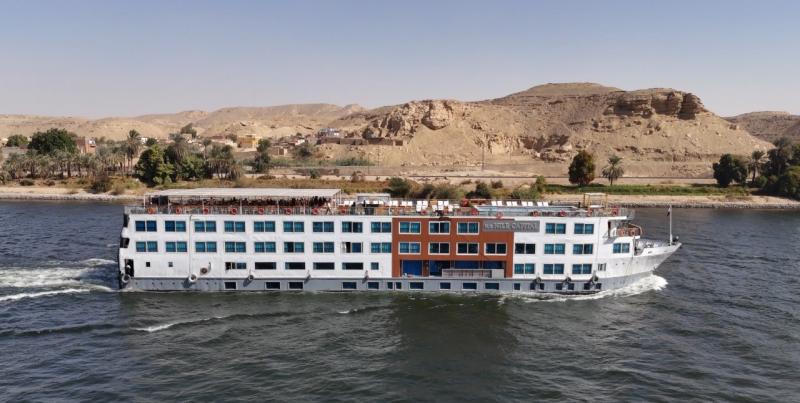 クルーズ船外観（Photo by Nile Capital Cruises）