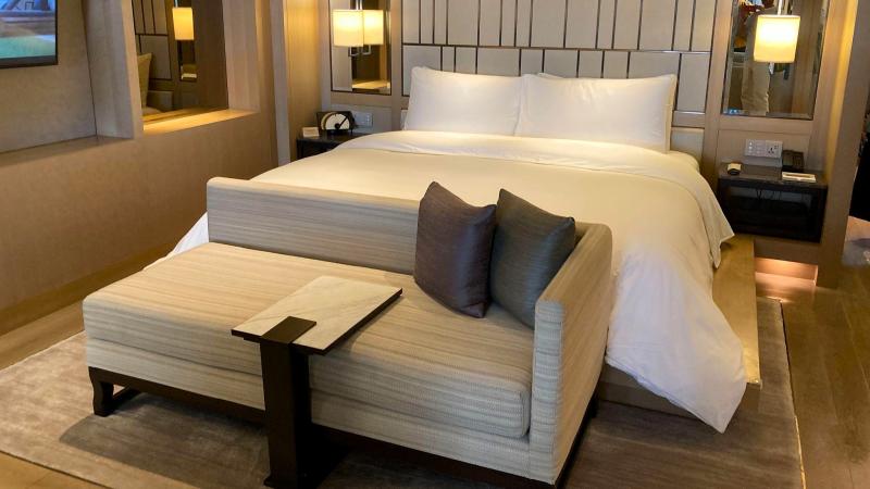 2人用のお部屋でベッドは1台