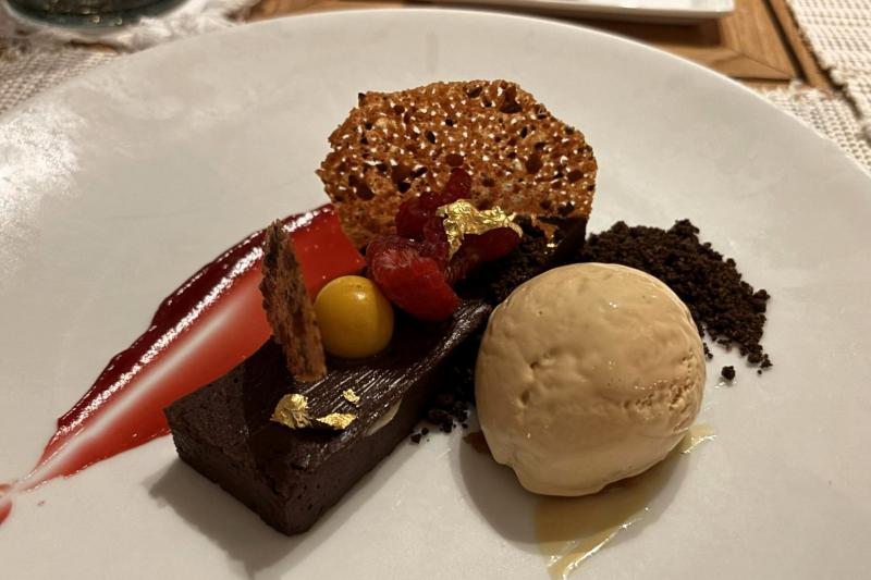 濃厚なチョコレートデザート