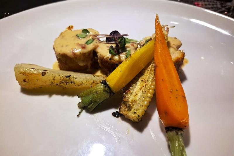 豚肉とグリルベジタブル