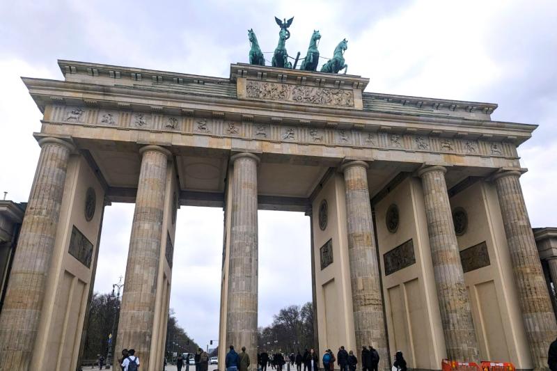 ベルリンの中でも最も人が多かったブランデンブルク門