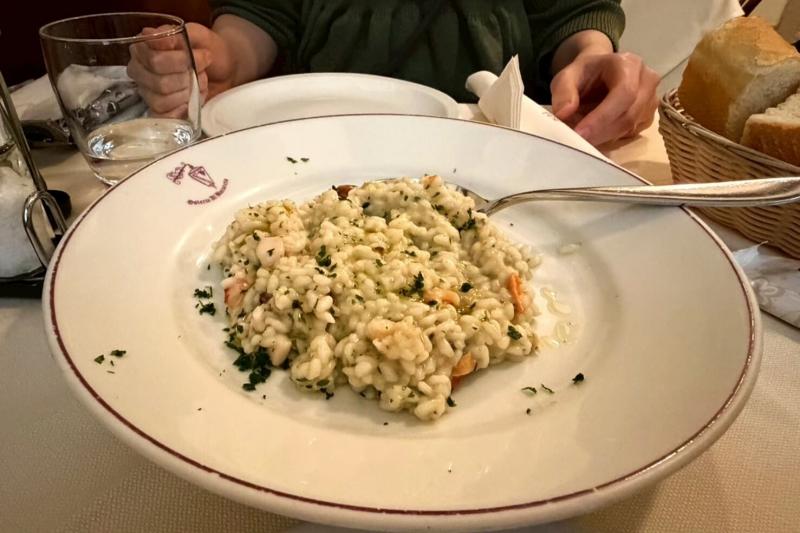 ベネチア「Osteria Al Bacareto」のリゾット