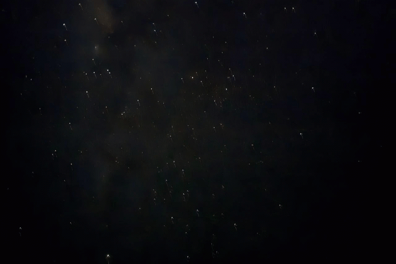 少しわかりにくいですが、普通の携帯で撮った写真ですらここまで星が写りました☆