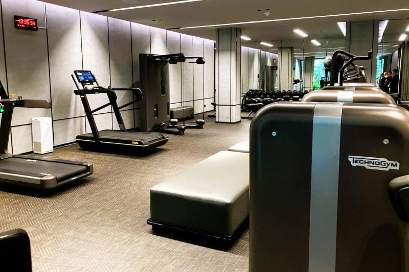 最新設備のジム