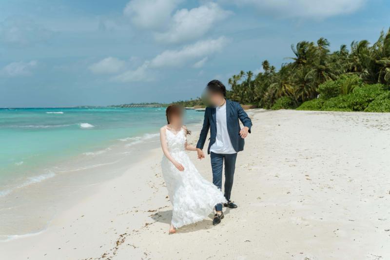 希望していたウェディングフォトも、プロのカメラマンさんに撮っていただくことができました♪