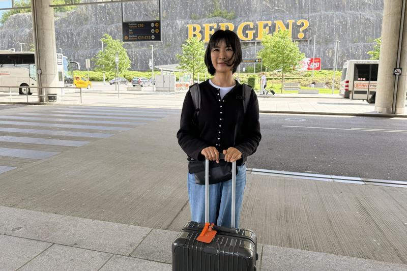 ノルウェー（ベルゲン）初上陸！ この後、市内までバス移動