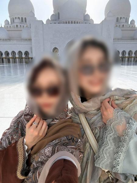  アバヤとともに、祈りの地・シェイク ザイード グランド モスクへ（アブダビ）