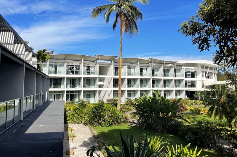 こちらは全210室の5つ星ビーチリゾートです