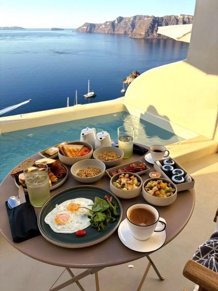 素敵な景色と共に優雅な朝食