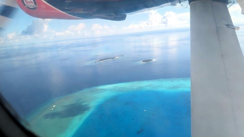 水上飛行機からの眺め