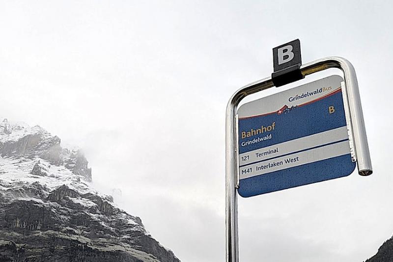 バス停に“Terminal”の文字がある乗り場をチェック