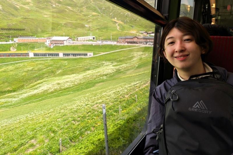 世界の車窓から〜ユングフラウ鉄道の車窓