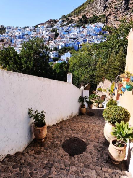 ホテルへはアベニュー ラ エルマ通りからこの階段を上ります