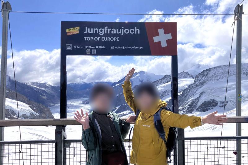 ユングフラウヨッホ！ ヨーロッパ最大のアレッチ氷河もバッチリ見られました