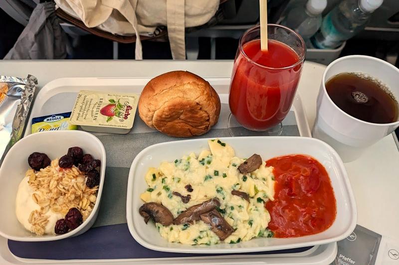 2回目の機内食