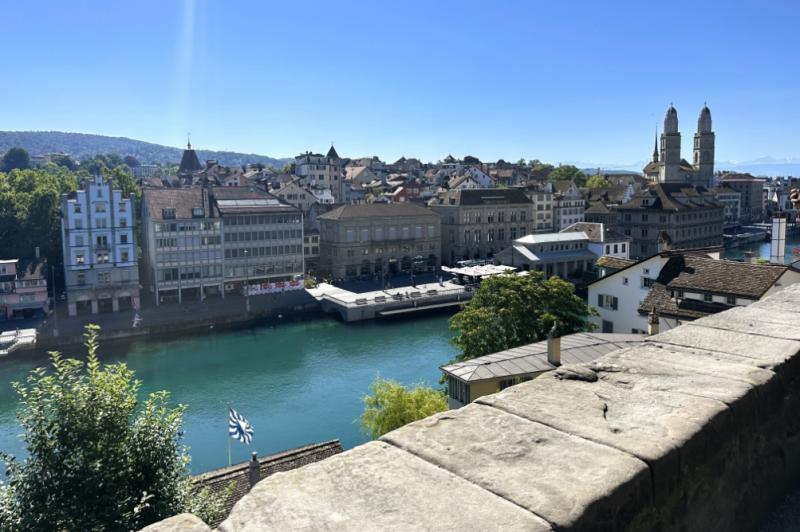 チューリッヒの街並み