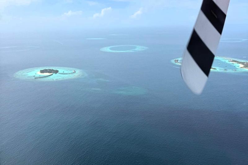 水上飛行機からの景色