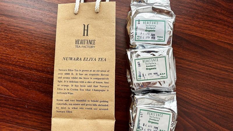 お土産に。ヘリタンス ティー ファクトリーのオリジナルティー