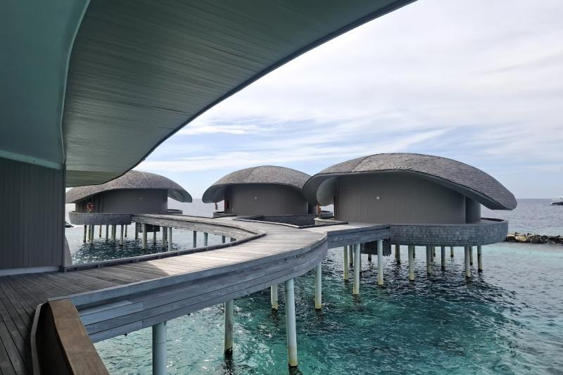 水上のトリートメントルーム