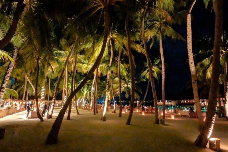 夜になれば…こんな素敵な雰囲気の中お食事ができてしまいます