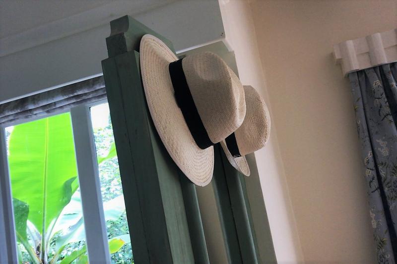 帽子は宿泊中レンタルできます。サファリの際に使用してもOKです！