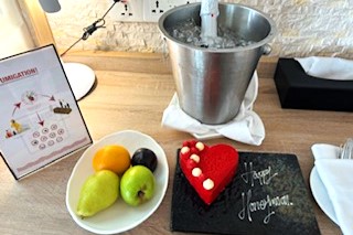 こちらもハネムーン特典です。フルーツがすごく美味しかったです