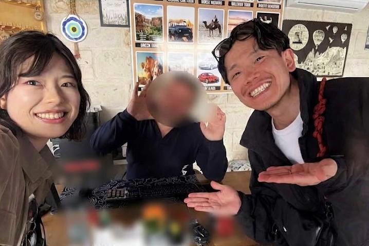 現地のツアー会社のスタッフさんと一緒に！