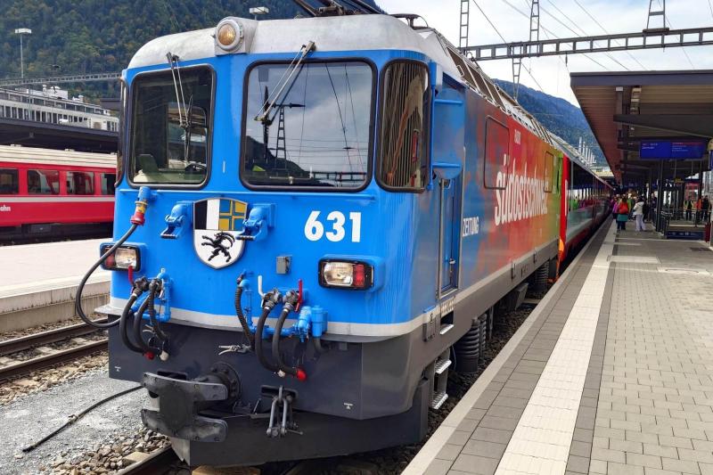 氷河特急に乗車！