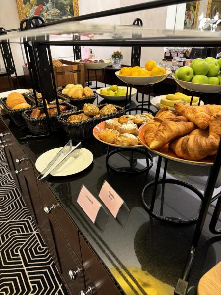 フランクフルトのホテルでの朝食