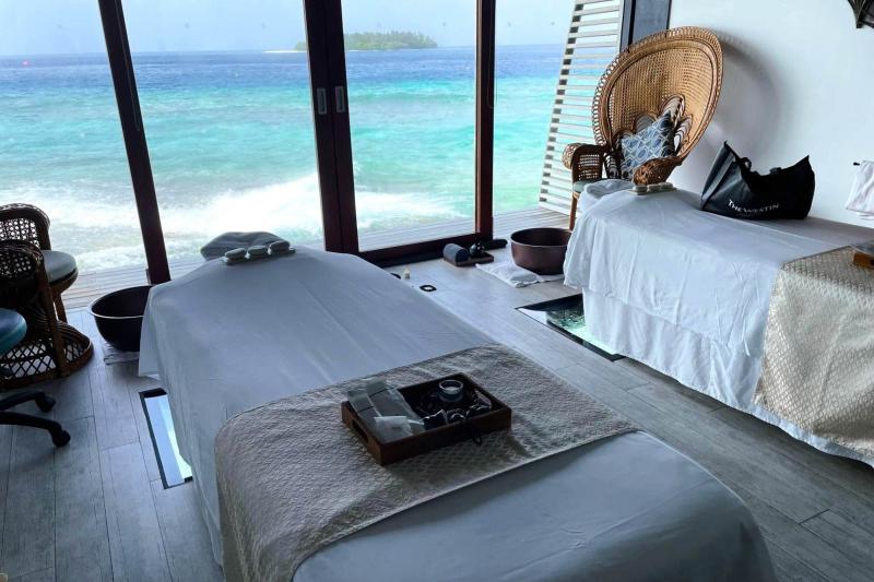 リゾート内でスパ体験