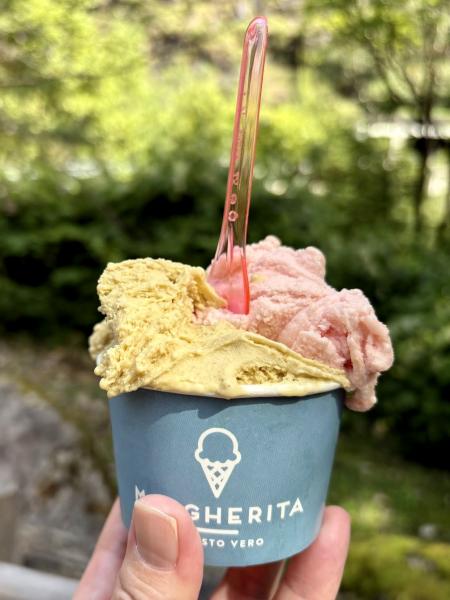 ハイキング後のご褒美ジェラートが最高（≧▽≦）♪