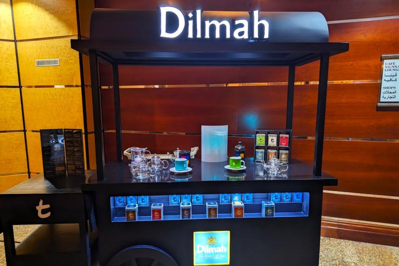 ディルマ（Dilmah）という紅茶販売コーナー