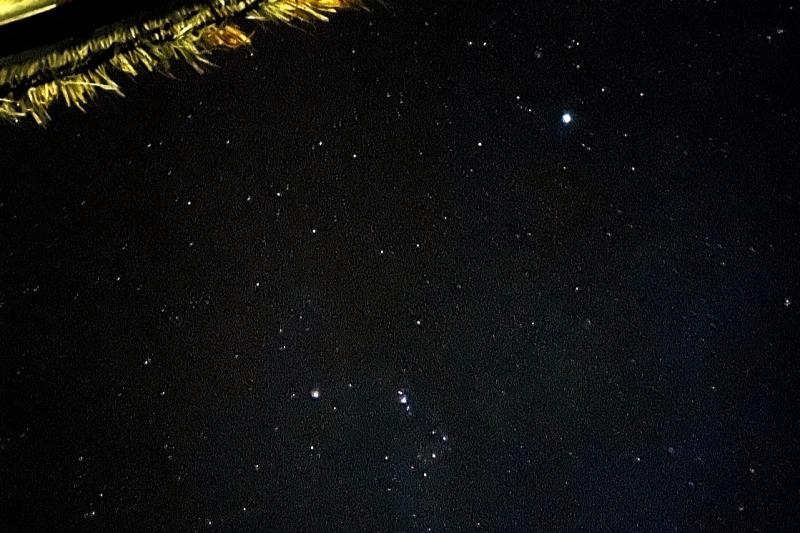 空を見上げればたくさんの星が見られます