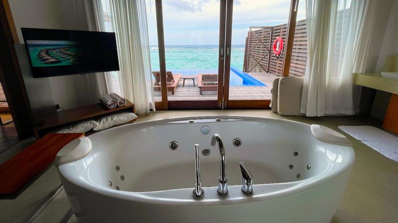 海が見えるバスタブ