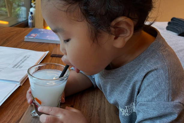 僕のウェルカムドリンク♪