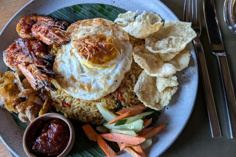 ナシゴレンは絶品でした