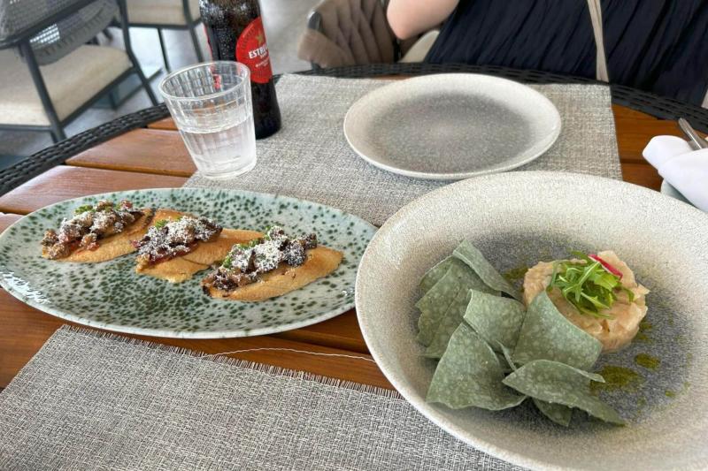 最終日に食べたランチの前菜