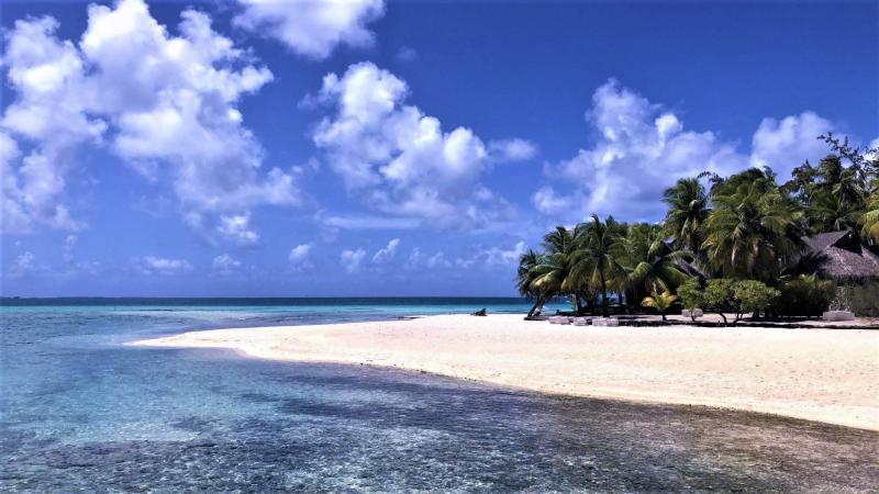 ティケハウ島の透明な海にテンションアップ！ 