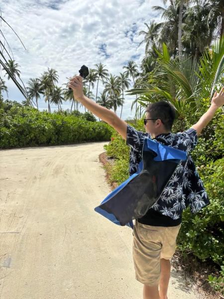 島の中をたくさん歩きました！