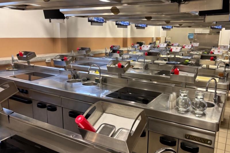 料理教室をおこなった場所（調理スペース）