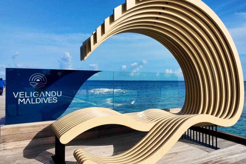ヴェリガンドゥ モルディブ リゾート アイランドに到着