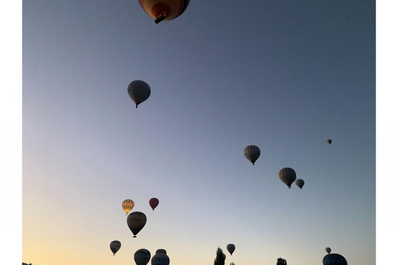 カッパドキアの気球の風景
