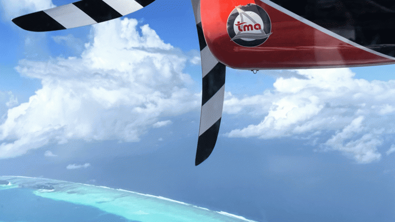 モルディブ到着後、リゾートまでは人生初の水上飛行機で移動！