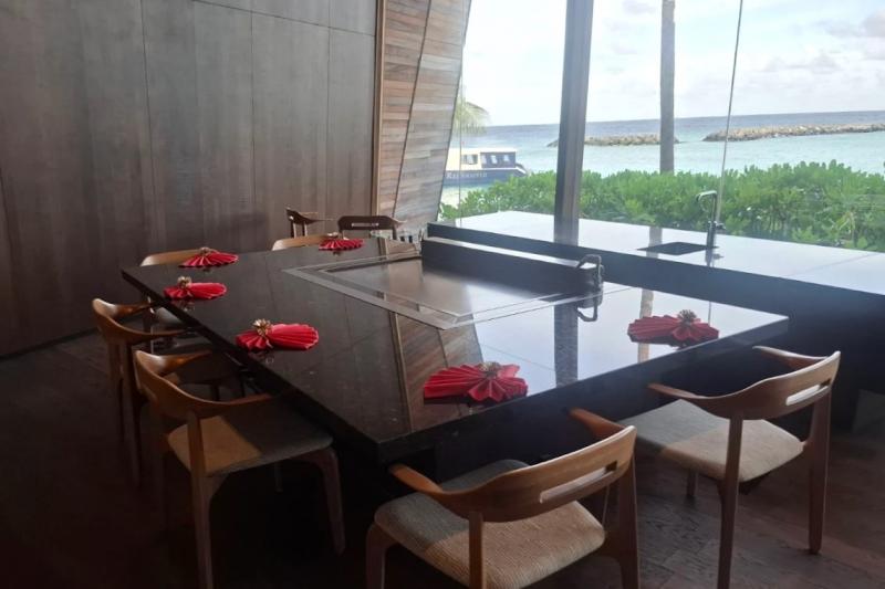 鉄板焼きコーナー