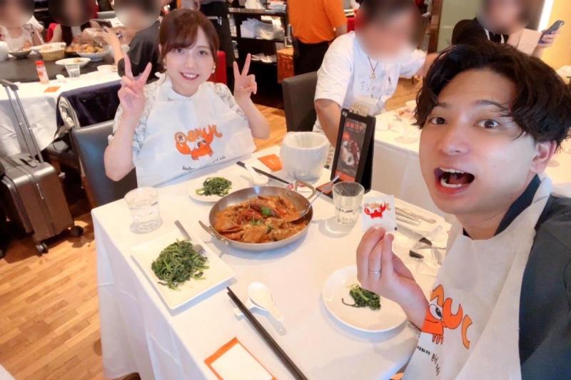 モルディブの後はシンガポール観光へ。カジノのおかげで、ランチに豪華なチリクラブをいただけました♪