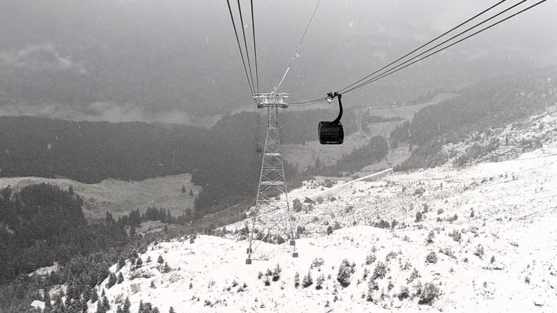 あっという間に真っ白な別世界へ