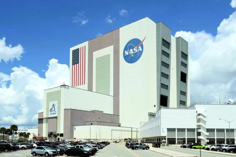 ケネディ宇宙センター内にあるスペースシャトル組立棟（VAB）