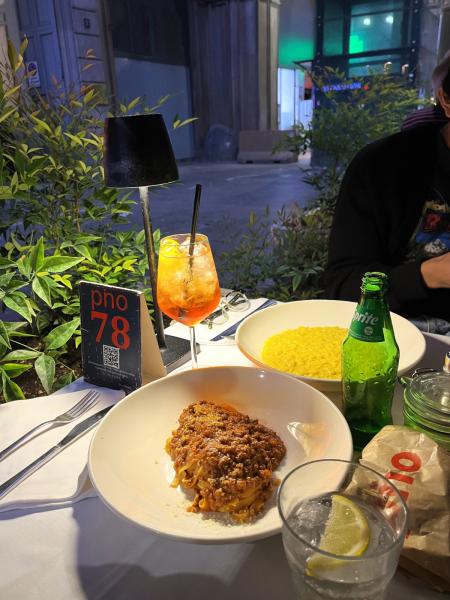 ミラノドリアとお店自慢のボロネーゼ