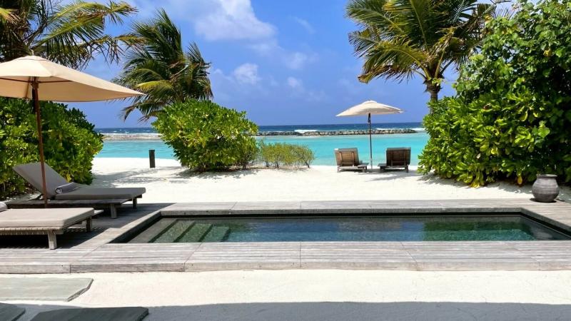 1ベッドルームビーチプールヴィラのお部屋