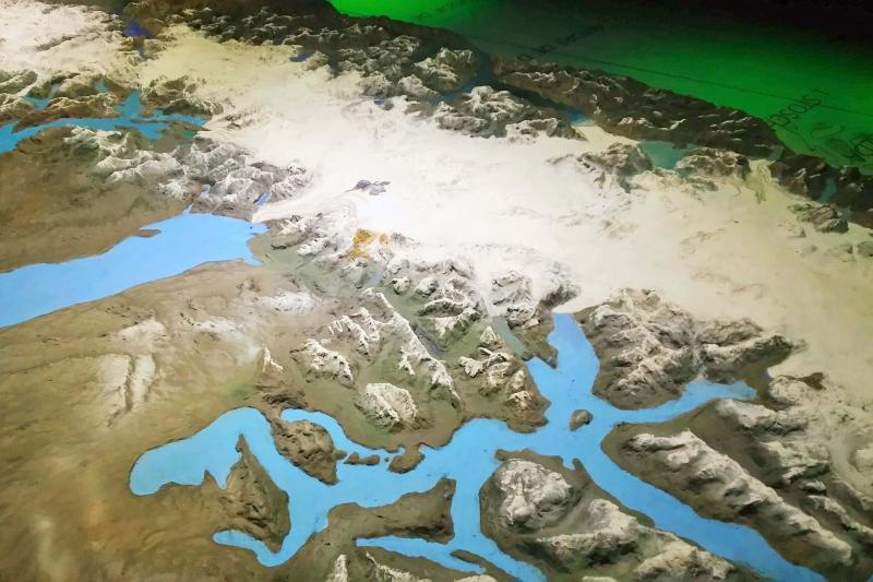 世界の「氷河地図」。パタゴニアの氷河の数は、南極、グリーンランドに次いで3位！ 50以上の氷河があるそうです